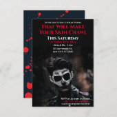 Out of your Screamハローウィンパーティ招待状 招待状 (正面/裏面)