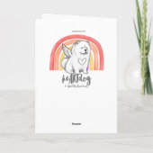 OUT THERE SOMEWHERE Chow memorial Card カード (裏面)