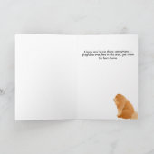 OUT THERE SOMEWHERE Chow memorial Card カード (内部)