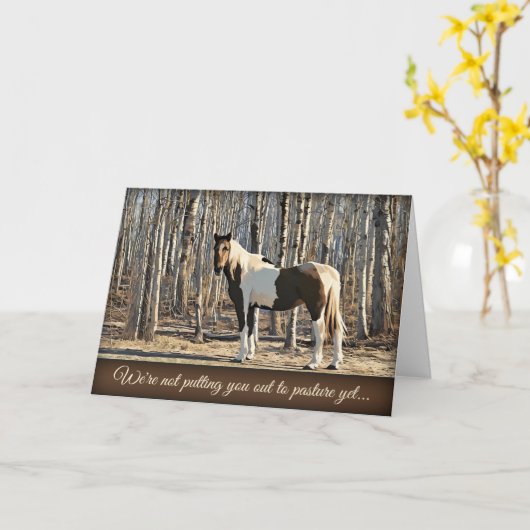 Out to Pasture - Birthday Card カード (黄色い花)