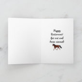 Out to Pasture Retirementカード サンキューカード (内部)