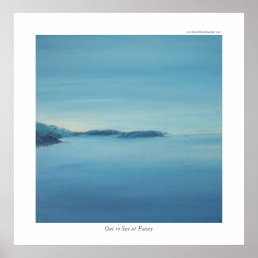 Out to Sea at Fowey ポスター (正面)