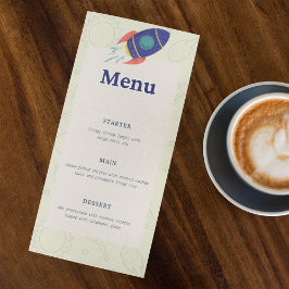 Out to space Birthday Party メニュー