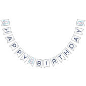 Out to Space Customizable Birthday バンティングフラッグ (全)