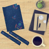 Out to space theme ラウンドシール