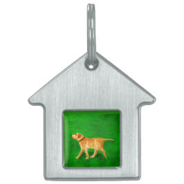 Out Walking My Dog ペットネームタグ