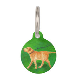 Out Walking My Dog ペット　ネームタグ