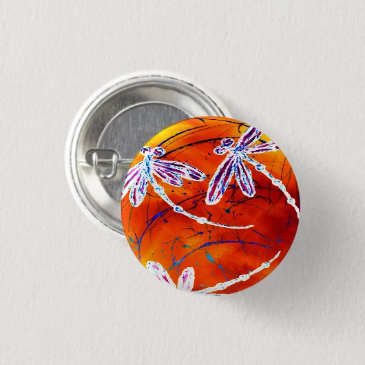 Outback Dragonfly Dance 缶バッジ (正面&裏面)