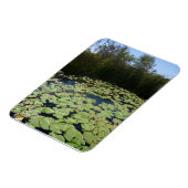 Outback Lily Pads柔軟な写真イメージ マグネット (左側)