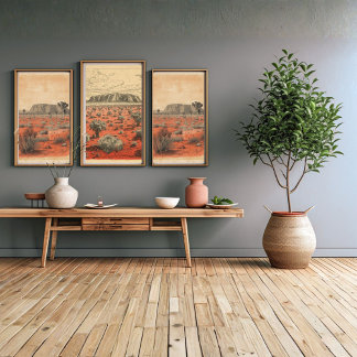 Outback Odyssey – Retro Australian Desert Travel 