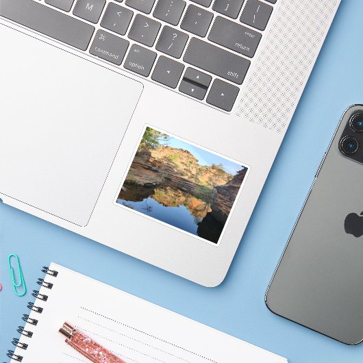 Outback Rock Pool シール (ノートパソコンとiPhone)