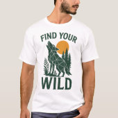 Outdoor Adventure Nature Design Tシャツ (正面)