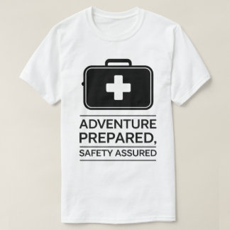 Outdoor Adventure Safety First Aid Kit Design Tシャツ