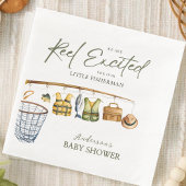 Outdoor Baby Shower Fishing Theme Napkins