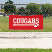 Outdoor Banner-Cougars Paw 横断幕 (インサイチュ)