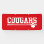 Outdoor Banner-Cougars Paw 横断幕 (横)