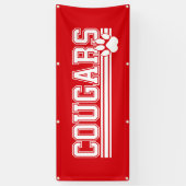 Outdoor Banner-Cougars Paw 横断幕 (縦)