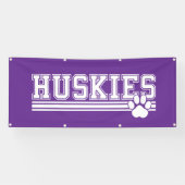 Outdoor Banner-Huskies 横断幕 (横)