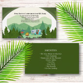 Outdoor Campground RV Park Rustic Design 名刺