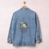 Outdoor Camping Quote Denim Jacket デニムジャケット (ハンガー)