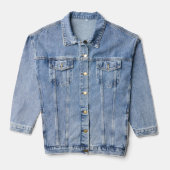 Outdoor Camping Quote Denim Jacket デニムジャケット (正面)