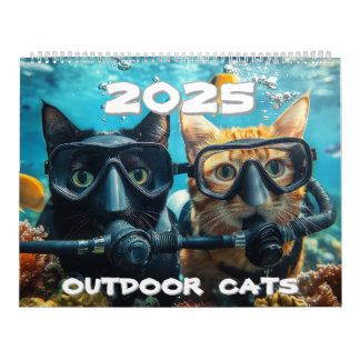 Outdoor Cats 2025カレンダー カレンダー