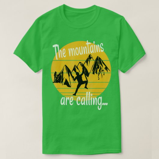 Outdoor Clothing Mountain Climb Rugged Tシャツ (デザイン正面)