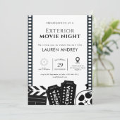 Outdoor Movie Night Invitation 招待状 (スタンド正面)