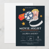 Outdoor Movie Night Invitation 招待状 (正面/裏面)