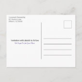 Outdoor Reunion Celebration Announcement 案内ポストカード (裏面)