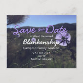 Outdoor Reunion Celebration Announcement 案内ポストカード (正面)