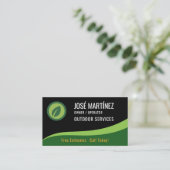 Outdoor Services Landscaping Lawn Care 名刺 (スタンド正面)