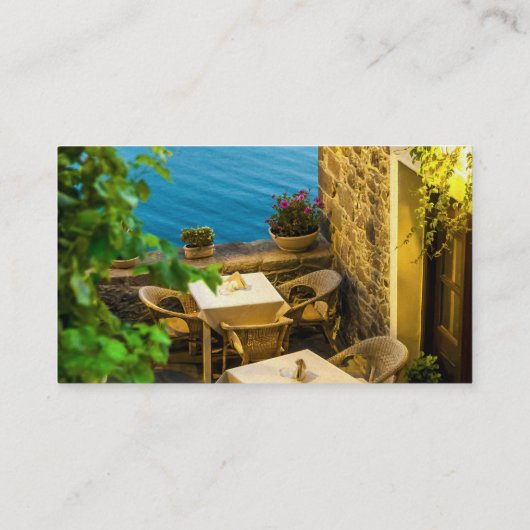Outdoor Tables at Resturant 名刺 (裏面)