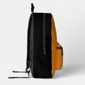 Outdoor Trail Adventure yellow black Backpack プリントバックパック (左)
