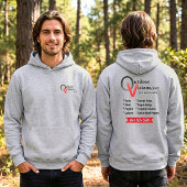 Outdoor Visions Logo Back Info パーカ