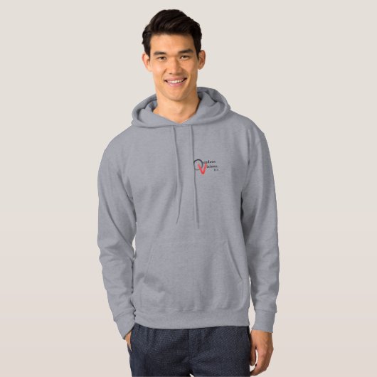 Outdoor Visions Logo Back Info パーカ (正面フル)