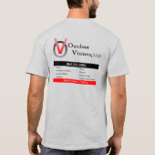 Outdoor Visions Logo Back Info Tシャツ (裏面)