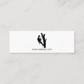 Outdoor Worker | Tree Trimming Service スキニー名刺 (裏面)