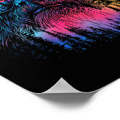 Outdoors Sasquatch Men Women Kids Funny Bigfoot Sa ポスター (角)