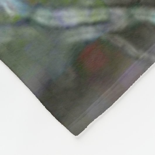 Outdoorsmanのオジロ鹿の木びき台の野性生物のアクリルの芸術 フリースブランケット (角)