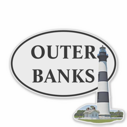 OUTER BANKS シール (正面)