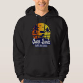 Outer Banks 2023 Carolina Sunset Beach Retro パーカ (正面)