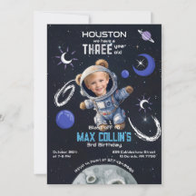 Outer Space Any Age誕生日招待状（写真あり）