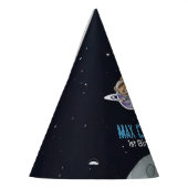Outer Space Astronaut 1st Birthday パーティーハット (左)