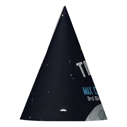 Outer Space Astronaut Any Age Birthday パーティーハット (左)