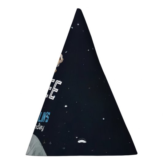 Outer Space Astronaut Any Age Birthday パーティーハット (右)