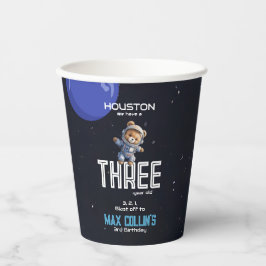 Outer Space Astronaut Any Age Birthday 紙コップ