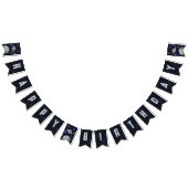 Outer Space Astronaut Birthday バンティングフラッグ (全)