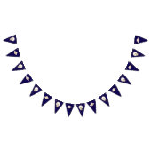 Outer Space Baby Shower Moon Stars Bunting Banner バンティングフラッグ (全)