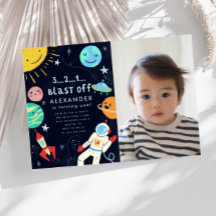 Outer Space Blast Off Birthday Partyの写真